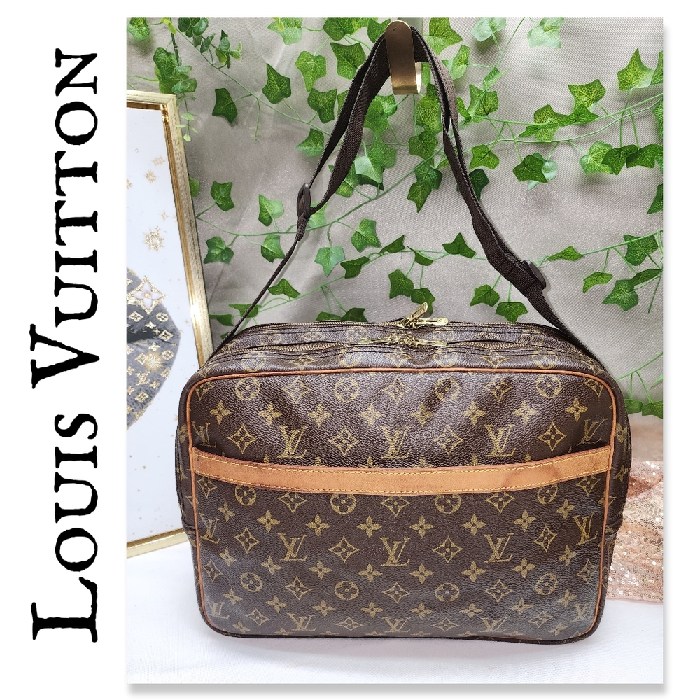 Authentic Louis Vuitton Monogram Reporter PM With Dust Bag A+ Condition - Picture 1 of 17